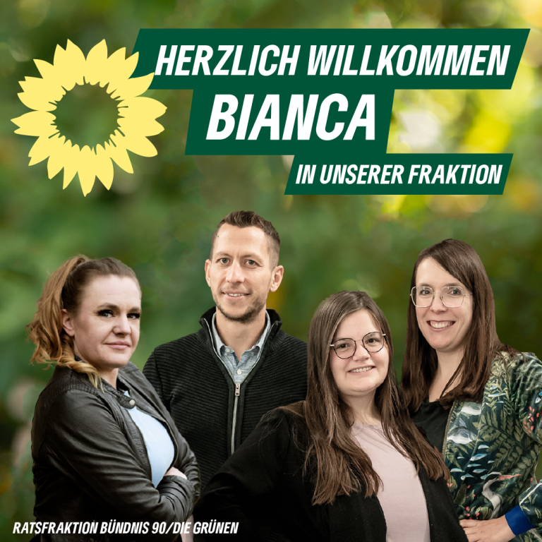 Ratsfrau Bianca Braunschweig wechselt zu der Ratsfraktion BÜNDNIS 90/DIE GRÜNEN