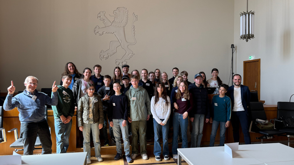 Gruppenbild der Teilnehmer*innen am Zukunftstag der Grünen Ratsfraktion Braunschweig.