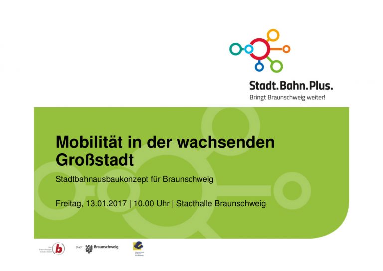 Stadtbahnausbaukonzept: „Bringt Braunschweig weiter!“